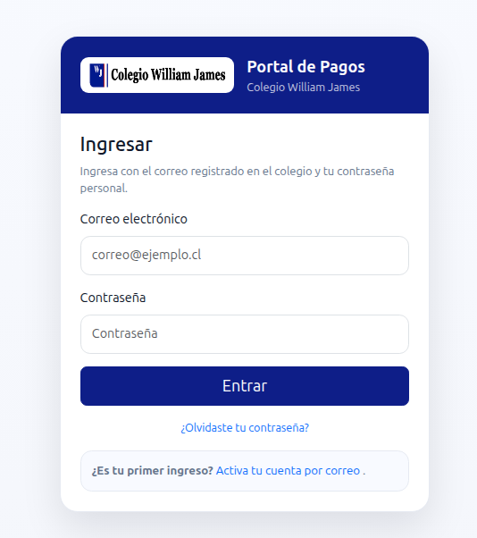 Nuevo portal de pagos: primer ingreso y uso